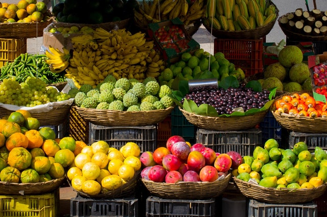 fruit op het werk